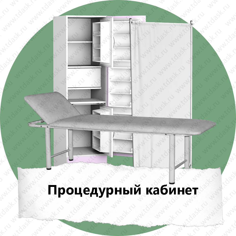 Набор мебели для оснащения процедурного кабинета